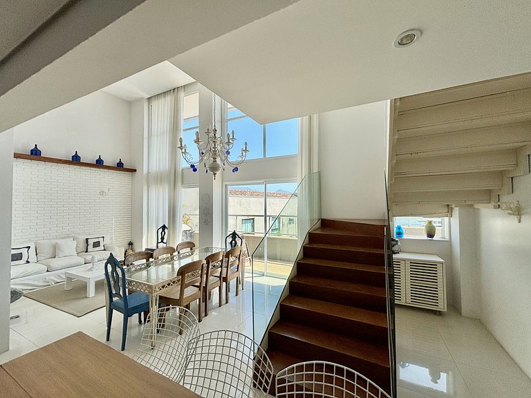 D05 Duplex moderno 4 quartos c/ AC vista incrível