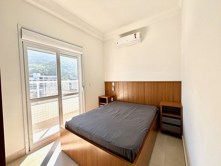 301_ Lindo apartamento 2 quartos c/ AC 200m praia