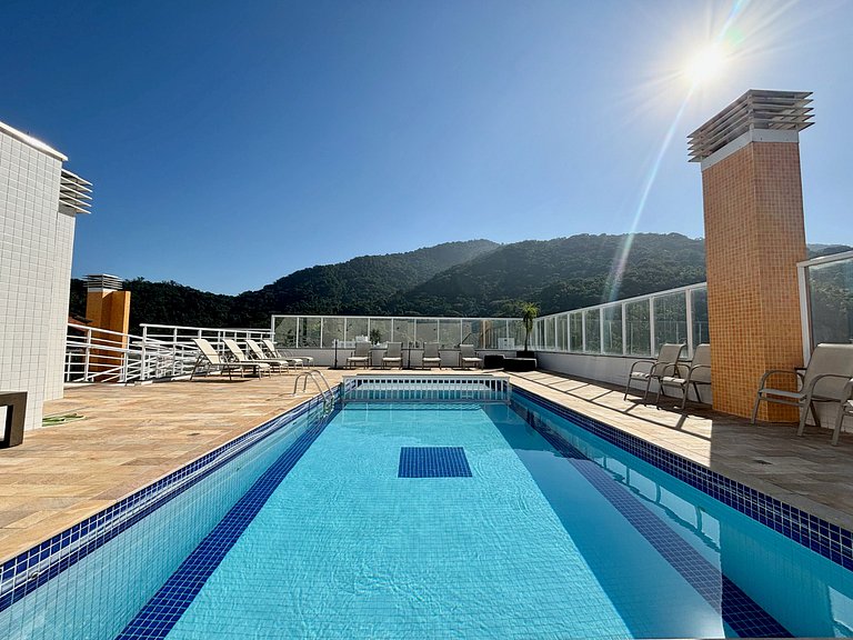 301_ Lindo apartamento 2 quartos c/ AC 100m praia