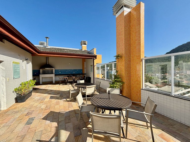 301_ Lindo apartamento 2 quartos c/ AC 200m praia