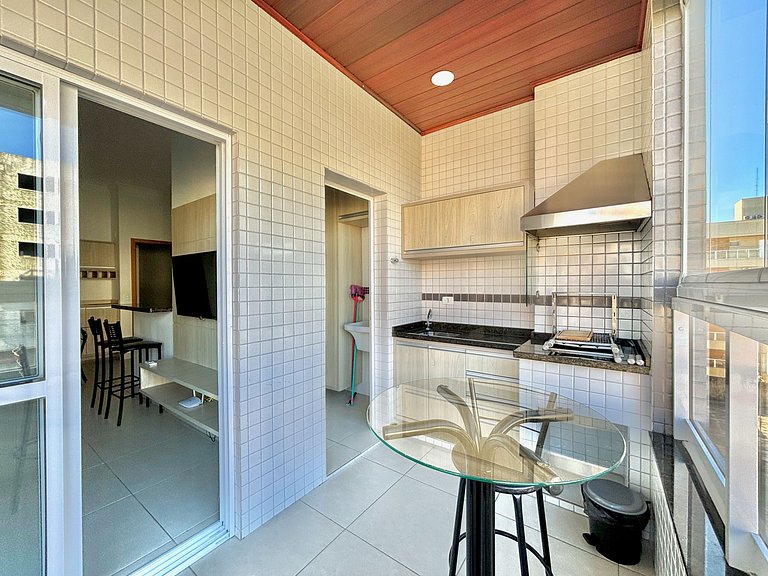 408_Apartamento 2 quartos 200m da praia c/ AC