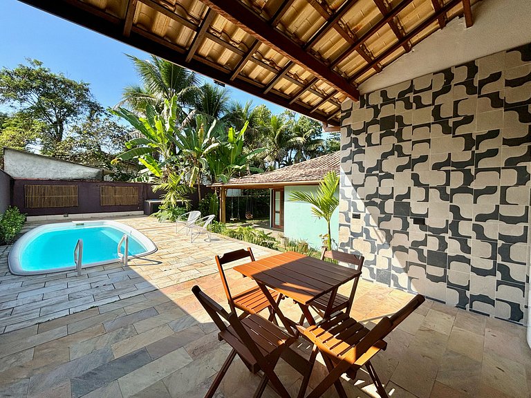 Linda Casa Ressaca 3 quartos c/ piscina