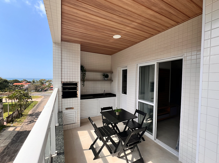 301_ Lindo apartamento 2 quartos c/ AC 200m praia