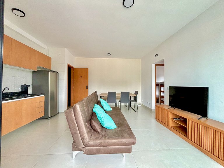 28_Apartamento 2 quartos novo 200m da praia
