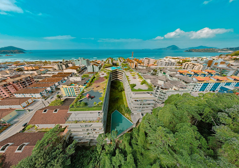 Resort DNA_ Amplo apto 2 suítes c/ AC e varanda