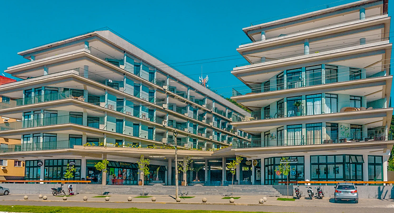 Resort DNA_ Amplo apto 2 suítes c/ AC e vista mar
