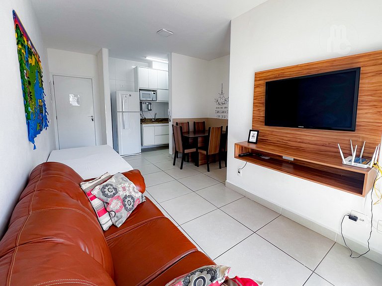 305_Apartamento 2 quartos 200m da praia c/ AC