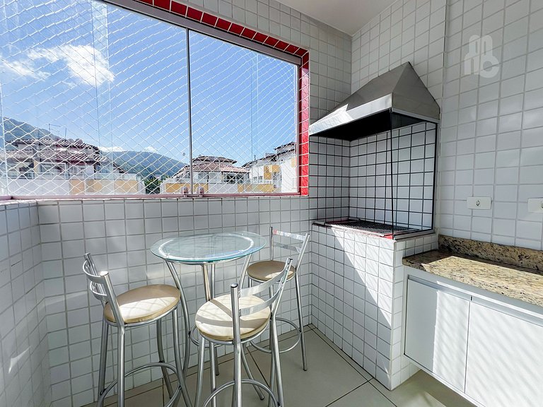 305_Apartamento 2 quartos 200m da praia c/ AC