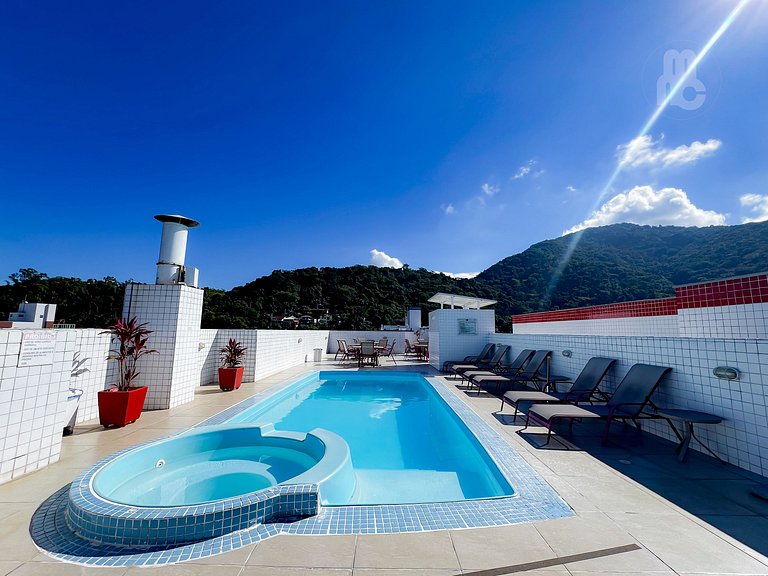 207_Apartamento 2 quartos 100m da praia c/ AC