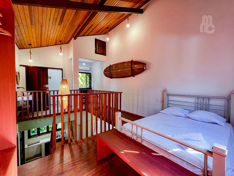 Itamambuca(vila)_ refúgio c/ piscina, 4 dorms e AC