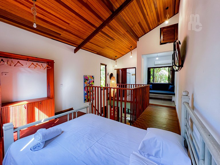 Itamambuca(vila)_ refúgio c/ piscina, 4 dorms e AC