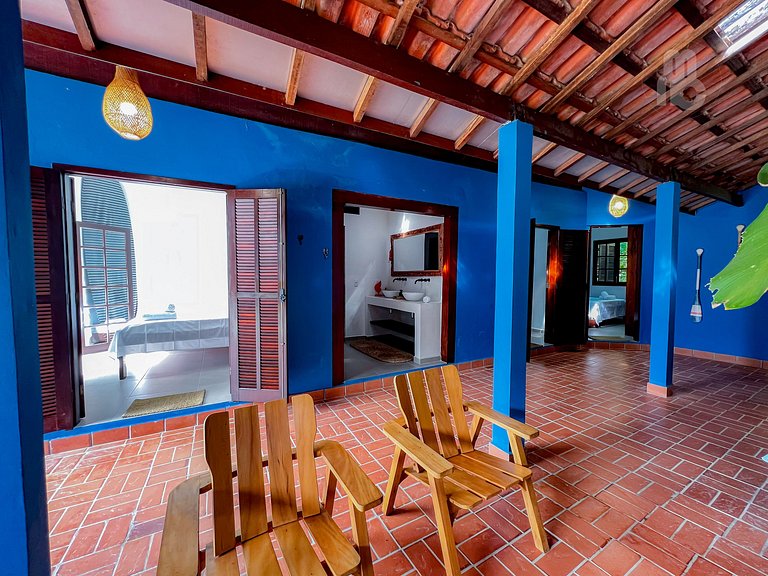 Refúgio em Itamambuca c/ piscina, 4 dorms e AC