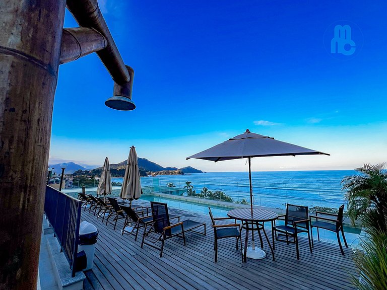 Bambu_2 quartos pé na areia c/ vista sensacional