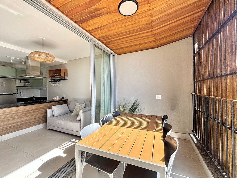 403_Ap 2 quartos pé na areia c/ vista sensacional