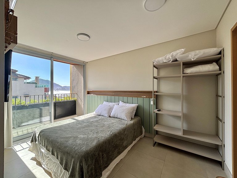 403_Ap 2 quartos pé na areia c/ vista sensacional