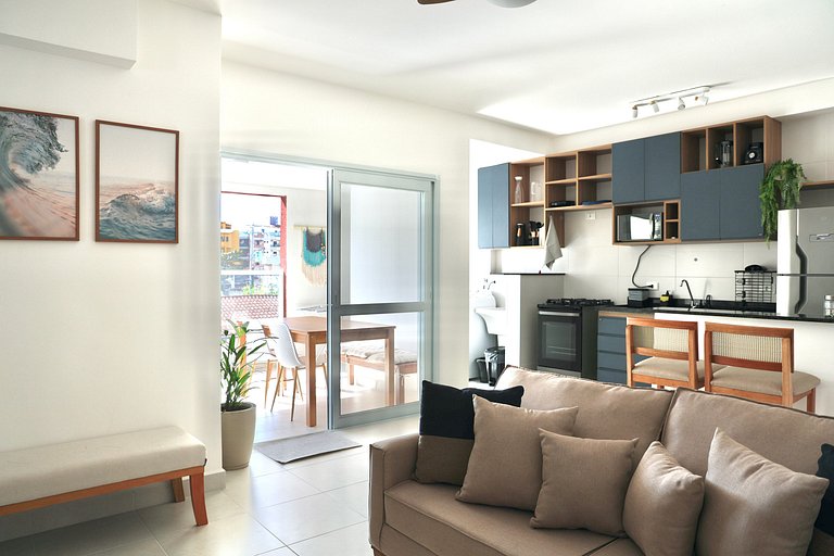 16_Apartamento novo 2 suítes c/ AC e piscina
