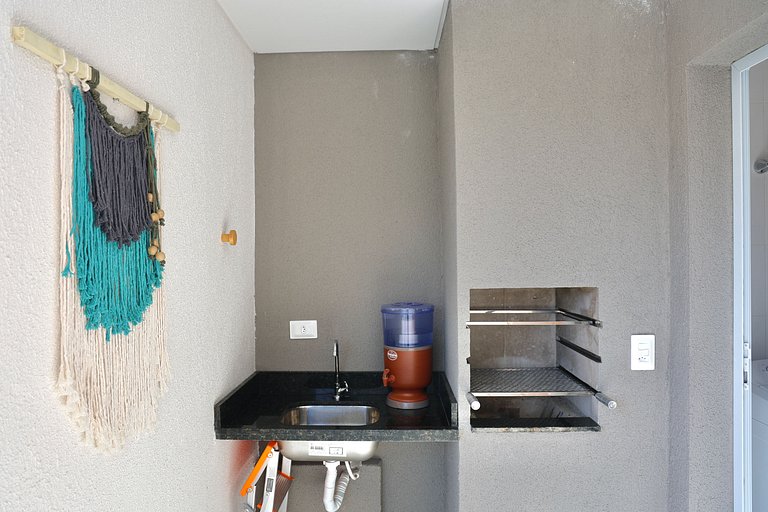 16_Apartamento novo 2 suítes c/ AC e piscina