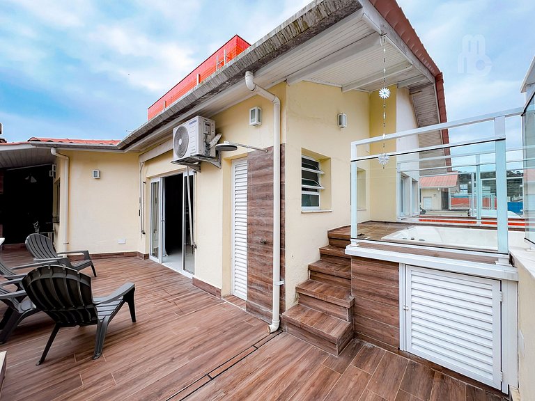 Cobertura Duplex c/ Jacuzzi na Praia Grande
