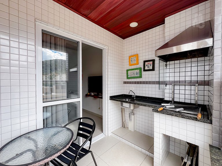 Recanto 210_Apto 2 dorms 100m da praia c/ piscina