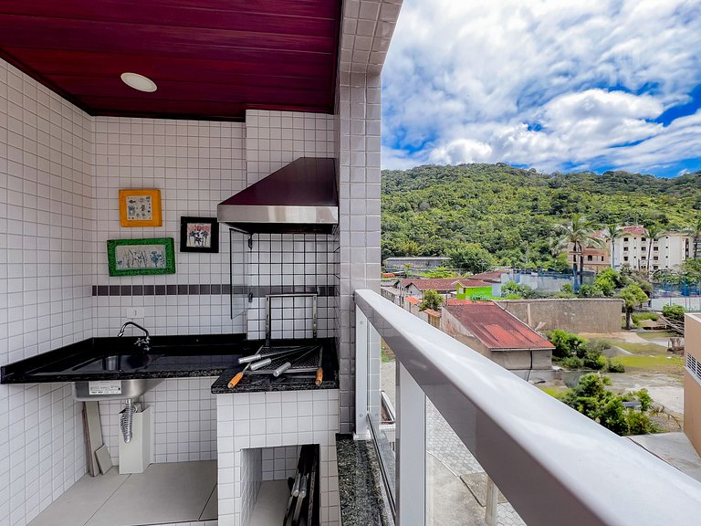 Recanto 210_Apto 2 dorms 100m da praia c/ piscina