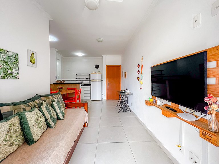 Recanto 210_Apto 2 dorms 100m da praia c/ piscina