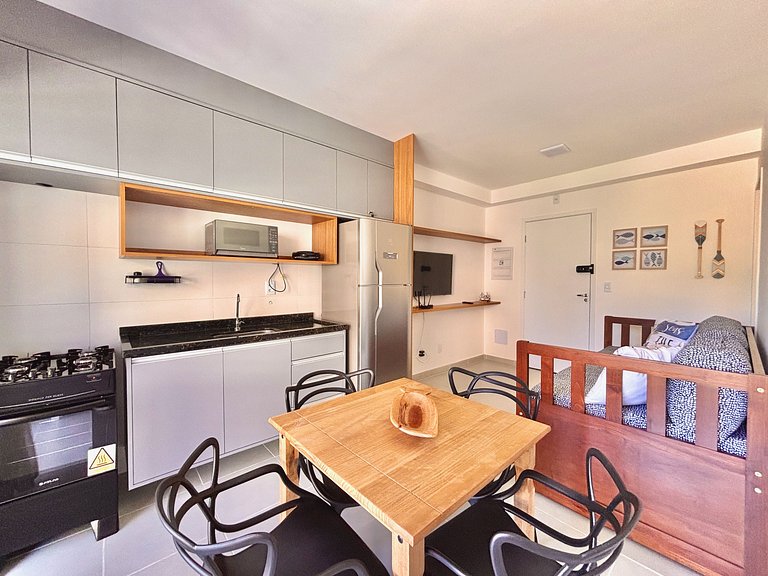 103_ AP novo c/ piscina vista mar 250m da praia