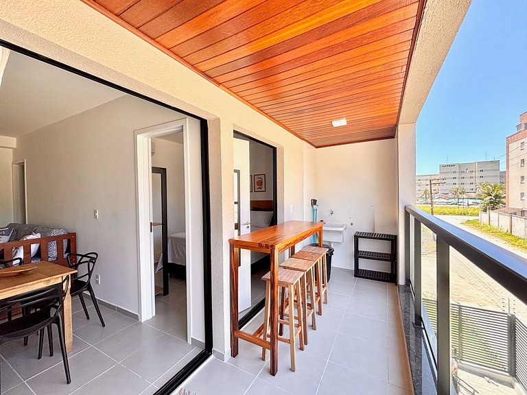 103_ AP novo c/ piscina vista mar 250m da praia