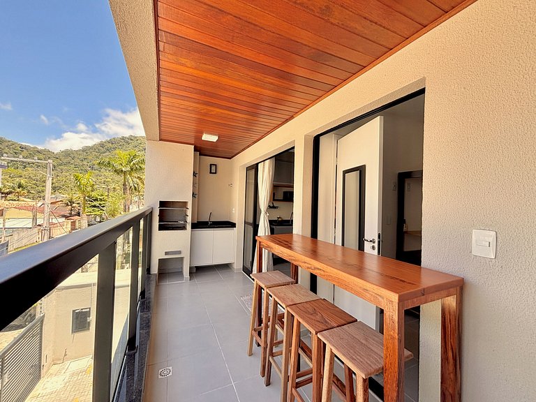 103_ AP novo c/ piscina vista mar 250m da praia