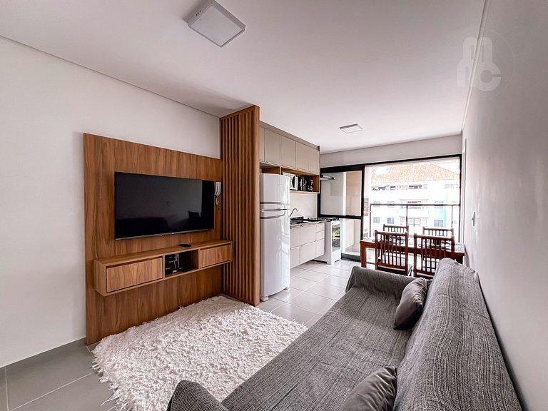 407_AP novo c/ piscina vista mar 250m da praia