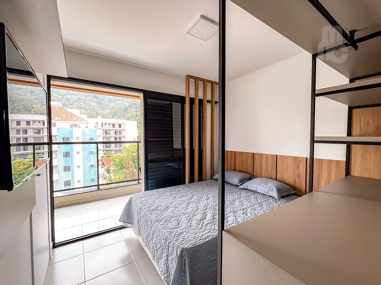 407_AP novo c/ piscina vista mar 250m da praia