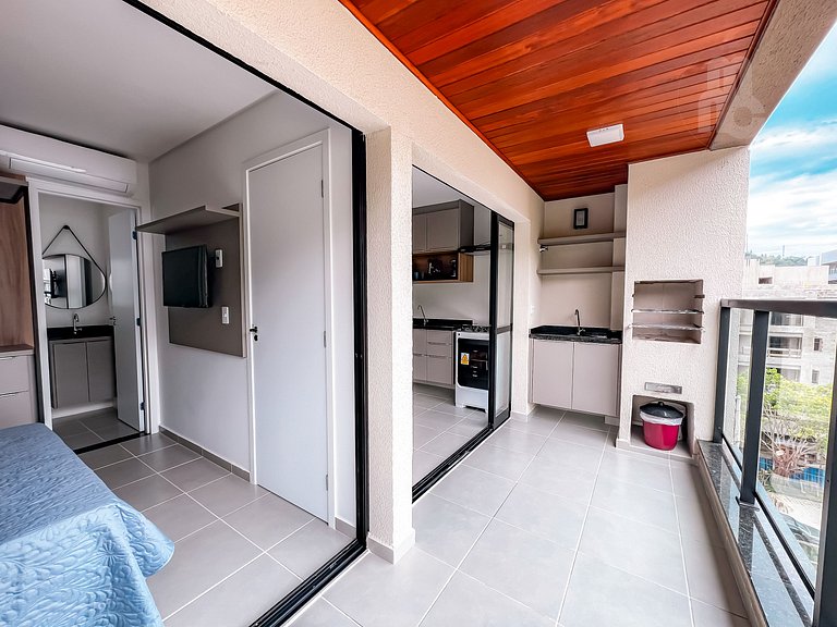 407_AP novo c/ piscina vista mar 250m da praia