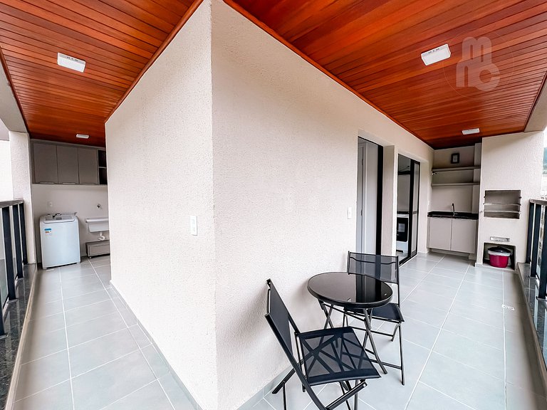 407_AP novo c/ piscina vista mar 250m da praia