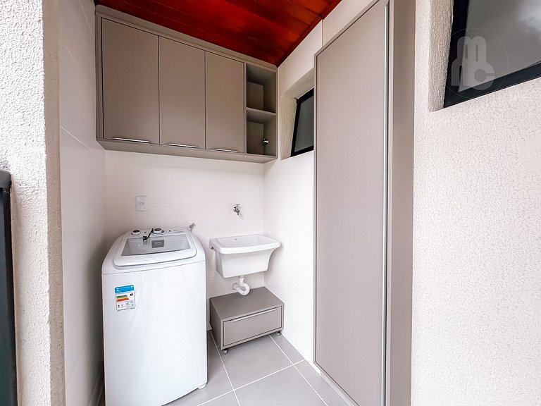 407_AP novo c/ piscina vista mar 250m da praia