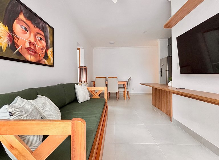 Z103_Ap novo 2 suítes entre Praia Grande e Itagua