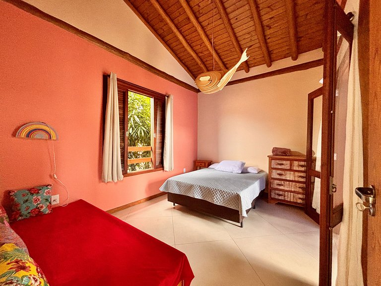 Lua_Linda casa c/ piscina 150m da Praia Pereque