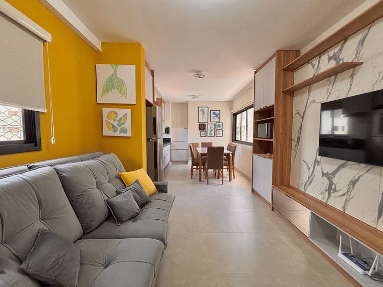 Studio novo c/ lazer completo Tenorio/Praia Grande