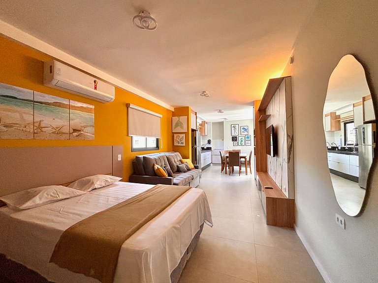 Studio novo c/ lazer completo Tenorio/Praia Grande