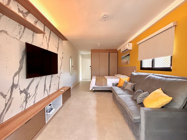 Studio novo c/ lazer completo Tenorio/Praia Grande