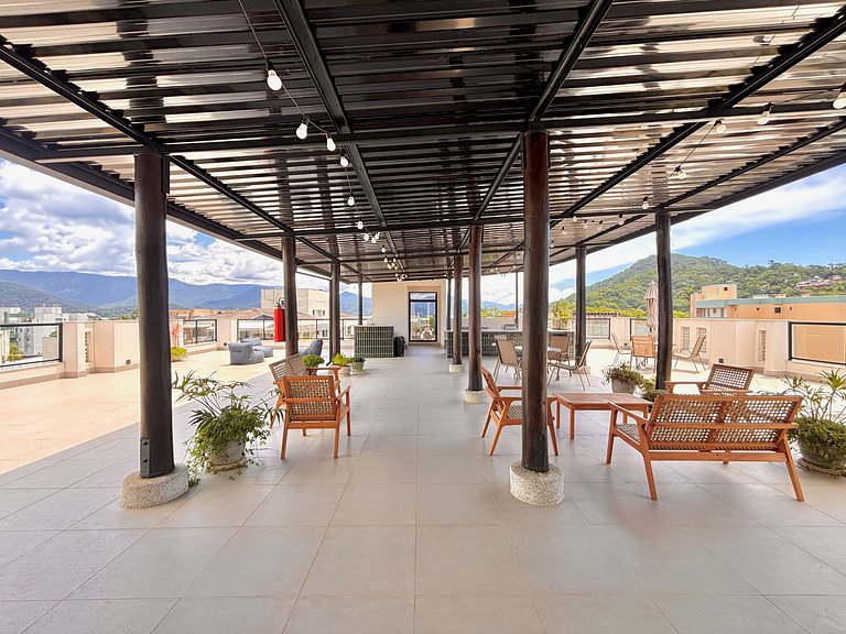 Studio novo c/ lazer completo Tenorio/Praia Grande