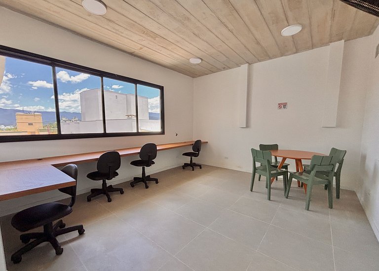 Studio novo c/ lazer completo Tenorio/Praia Grande