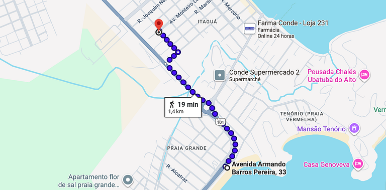 Z103_Ap novo 2 suítes entre Praia Grande e Itagua
