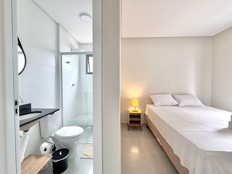 WAY_Moderno e Confortável, apto 2 suítes c/ AC