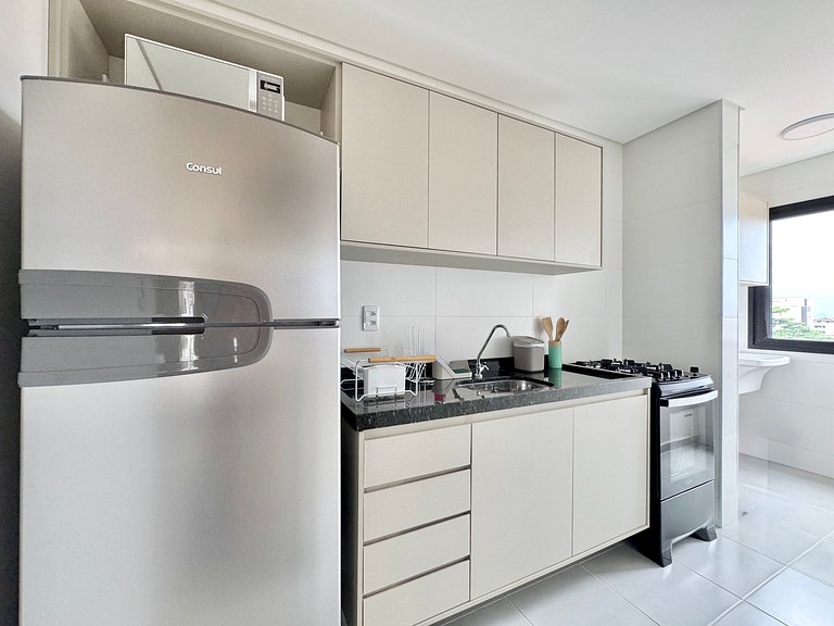 WAY_Moderno e Confortável, apto 2 suítes c/ AC